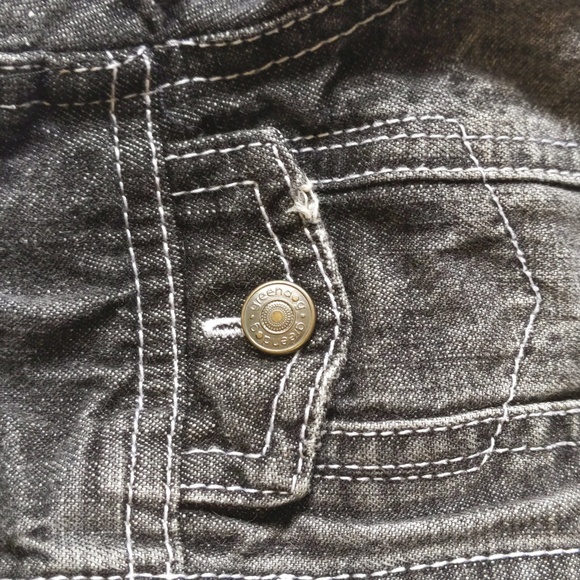 greendog layered look distressed denim jacket with hoodie 18 months baby boy - Picture 3 of 14